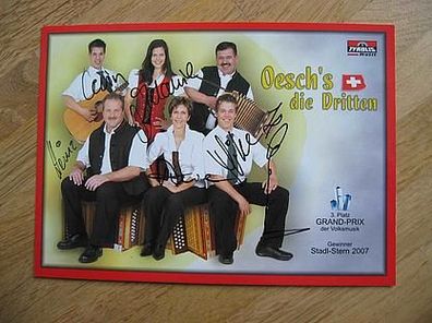 Schweiz Melanie Oesch - Oesch’s die Dritten - handsignierte Autogramme!!!