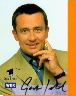 Gert Scobel - persönlich signierte Autogrammkarte