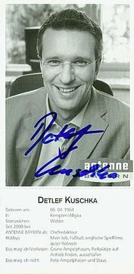 Detlef Kuschka (Antenne Bayern) - pers. signiert