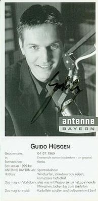Guido Hüsgen (Antenne Bayern) - pers. signiert