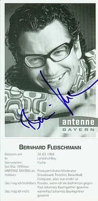 Bernhard Fleischmann (Antenne Bayern) - pers. sig.