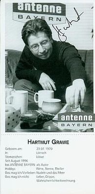 Hartmut Grawe (Antenne Bayern) - pers. sig.