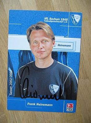 VfL Bochum Saison 02/03 Frank Heinemann - Autogramm!
