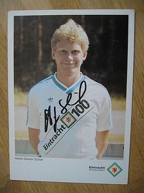 Eintracht Braunschweig - Heinz-Günter Scheil Autogramm!