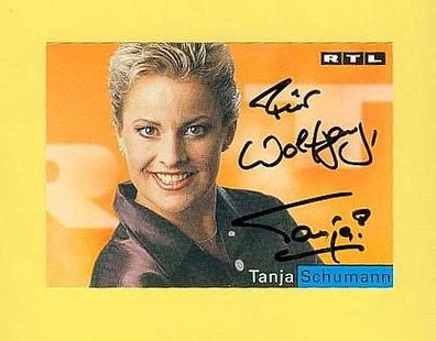 Tanja Schumann - persönlich signiert