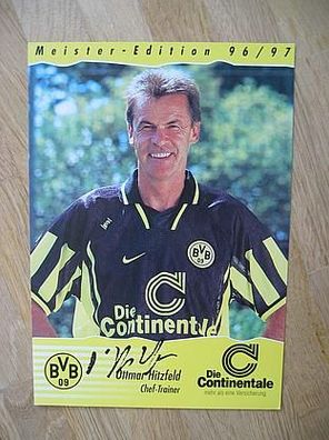 Borussia Dortmund Saison 96/97 Ottmar Hitzfeld - Autogramm!!!