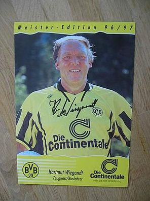 Borussia Dortmund Saison 96/97 Hartmut Wiegandt - Autogramm!!!