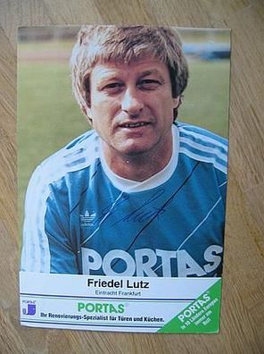 Eintracht Frankfurt - Friedel Lutz - hands. Autogramm!