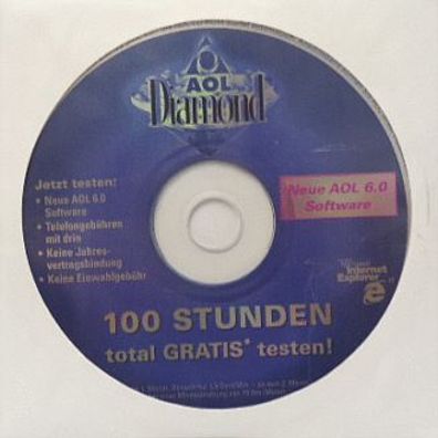 AOL Diamond 6.0 - Zugangssoftware Internet Software CD-ROM