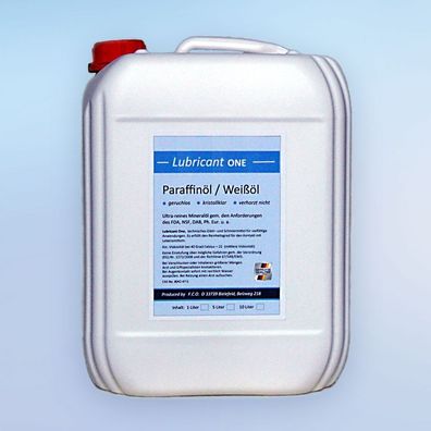 5L Paraffinöl, medizinische Qualität (DAB) hochreines Universalöl, 5 Liter