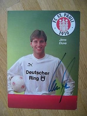 FC St. Pauli - Jens Duve - handsign. Autogramm!