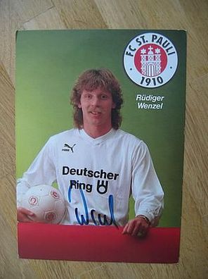 FC St. Pauli - Rüdiger Wenzel - handsign. Autogramm!