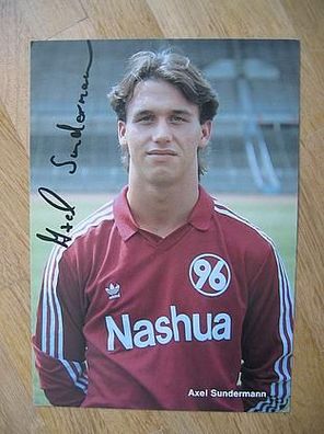 Hannover 96 - Axel Sundermann - Autogramm!