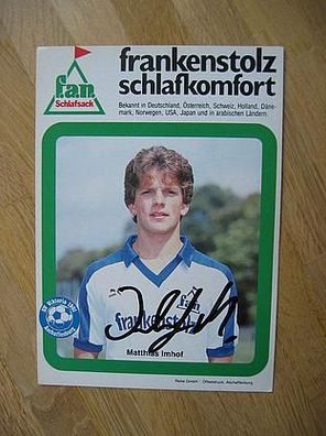 Viktoria Aschaffenburg - Matthias Imhof - Autogramm!