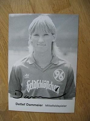 Hannover 96 - Detlev Dammeier - handsign. Autogramm!