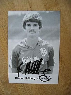 Hannover 96 - Bastian Hellberg - handsign. Autogramm!