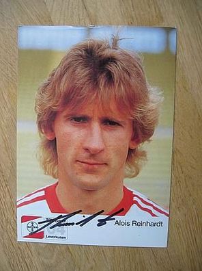 Bayer Leverkusen - Alois Reinhardt - Autogramm!