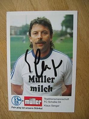 FC Schalke 04 - Klaus Senger - handsign. Autogramm!