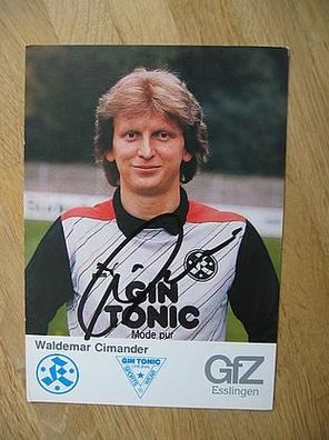 Stuttgarter Kickers - Waldemar Cimander - Autogramm!