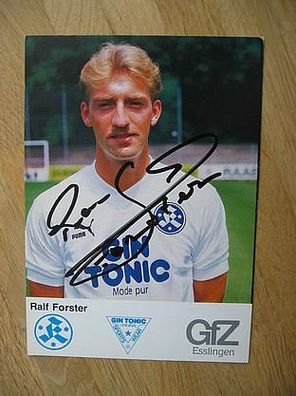 Stuttgarter Kickers - Ralf Forster - Autogramm!