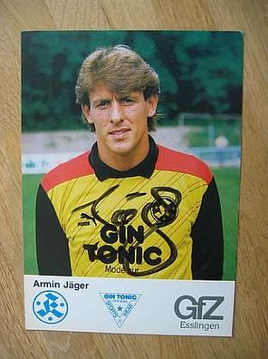 Stuttgarter Kickers - Armin Jäger - Autogramm!