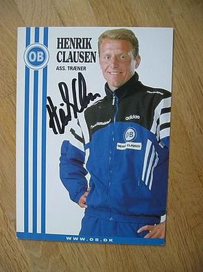 OB Odense - Henrik Clausen - hands. Autogramm!
