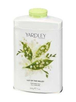 Yardley London Lily of the Valley Perfumed Talc, 200 g
