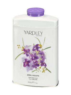 Yardley London April Violets Perfumed Talc, 200 ml