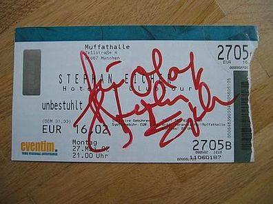 Stephan Eicher Konzertkarte 2002 mit Autogramm!!!