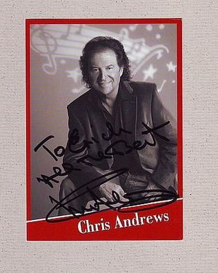 Chris Andrews (Yesterday man) - persönlich signiert