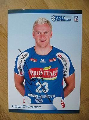 Handball-Bundesliga TBV Lemgo Logi Geirsson Autogramm
