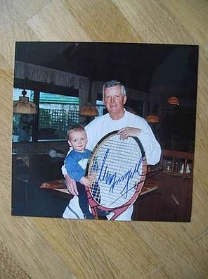 Tennislegende Wilhelm Bungert - handsign. Autogramm!