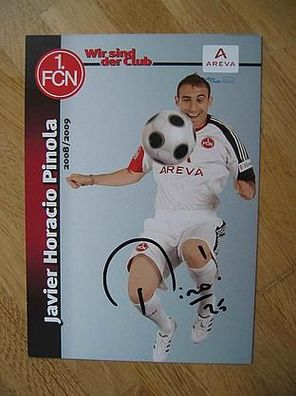 1. FC Nürnberg Saison 08/09 Javier Horacio Pinola Autog