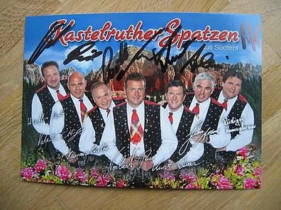 Volksmusik Schlager Stars Südtirol Kastelruther Spatzen - handsignierte Autogramme!!!