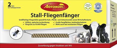 Aeroxon Stall-Fliegenfänger, 1 Pack mit 2 Stück