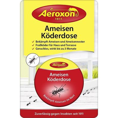 Aeroxon Ameisenköderdose -schnelle und starke Wirkung - auch gegen die Ameisenkönigin