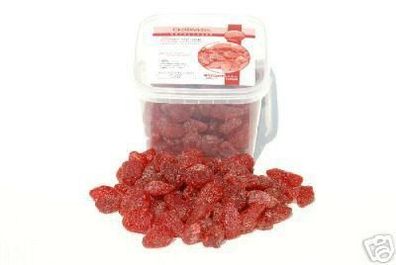 500g getrocknete Erdbeeren gesüßt 19,80€/ Kg