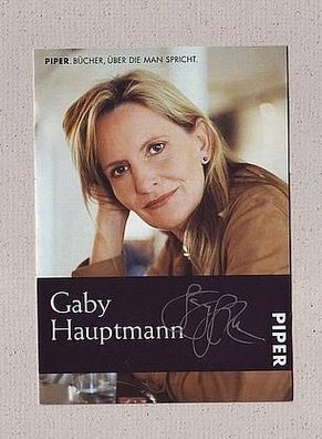 Gaby Hauptmann (signierter Flyer)