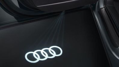 Audi Original Einstiegs-LED Audi Ringe Einstiegsleuchten Einstiegsbeleuchtung