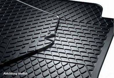 Volkswagen Original Gummifußmatten Polo 9N Gummimatten Vorne mit Schriftzug