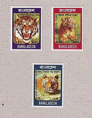 Motiv - kpl. Satz Tiger xx (Bangladesh 45-51)