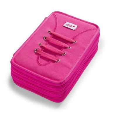 NICI Pencil Pouch Federmäppchen Motiv Schuh pink befüllt 43tlg. Neuware