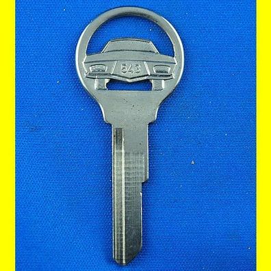 Schlüsselrohling Börkey 543 alt für AKS / Huf Profile K, KST, ST, TST, Serie 1-240