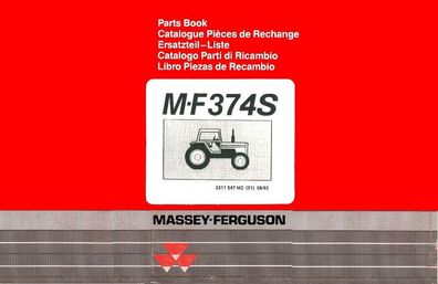 Ersatzteilliste Massey Ferguson MF 374 S