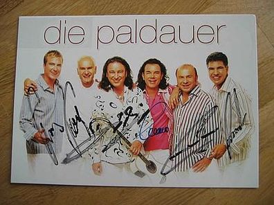 Schlagerstars Die Paldauer - handsignierte Autogramme!