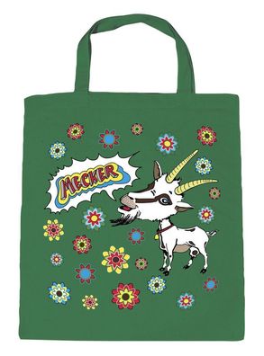 Baumwolltasche mit Druck - Ziege - 08855 - Bag Cotton