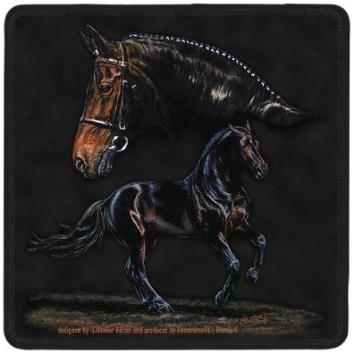 2er-Set Untersetzer - Warmblut - 23512 - Gr. ca. 10 x 10 cm - ©Kollektion Bötzel