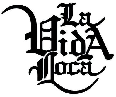 1x La Vida Loca JDM OEM DUB Decal Tuning Hardcore La Familia Mi Loca 4X1 XX