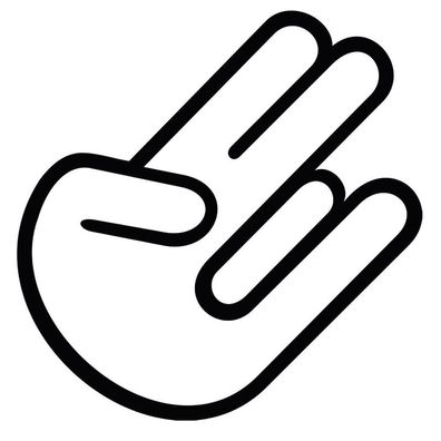 1x The Shocker Hand JDM OEM DUB Decal Tuning Hardcore Dynamo Wehrmacht XXX