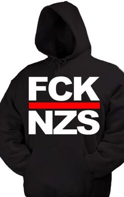 FCK NZS kapu Pullover Anti Nazi Oi GNWP Punk AFA Gegen Nazis ARA 161 HC Skin Ska
